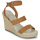 Čevlji  Ženske Sandali & Odprti čevlji Only ONLAMELIA-16 WEDGE SANDAL Konjak