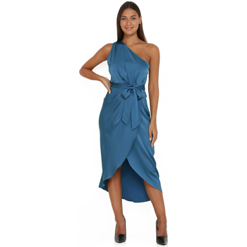 Oblačila Ženske Obleke La Modeuse 20535_P56848 Modra