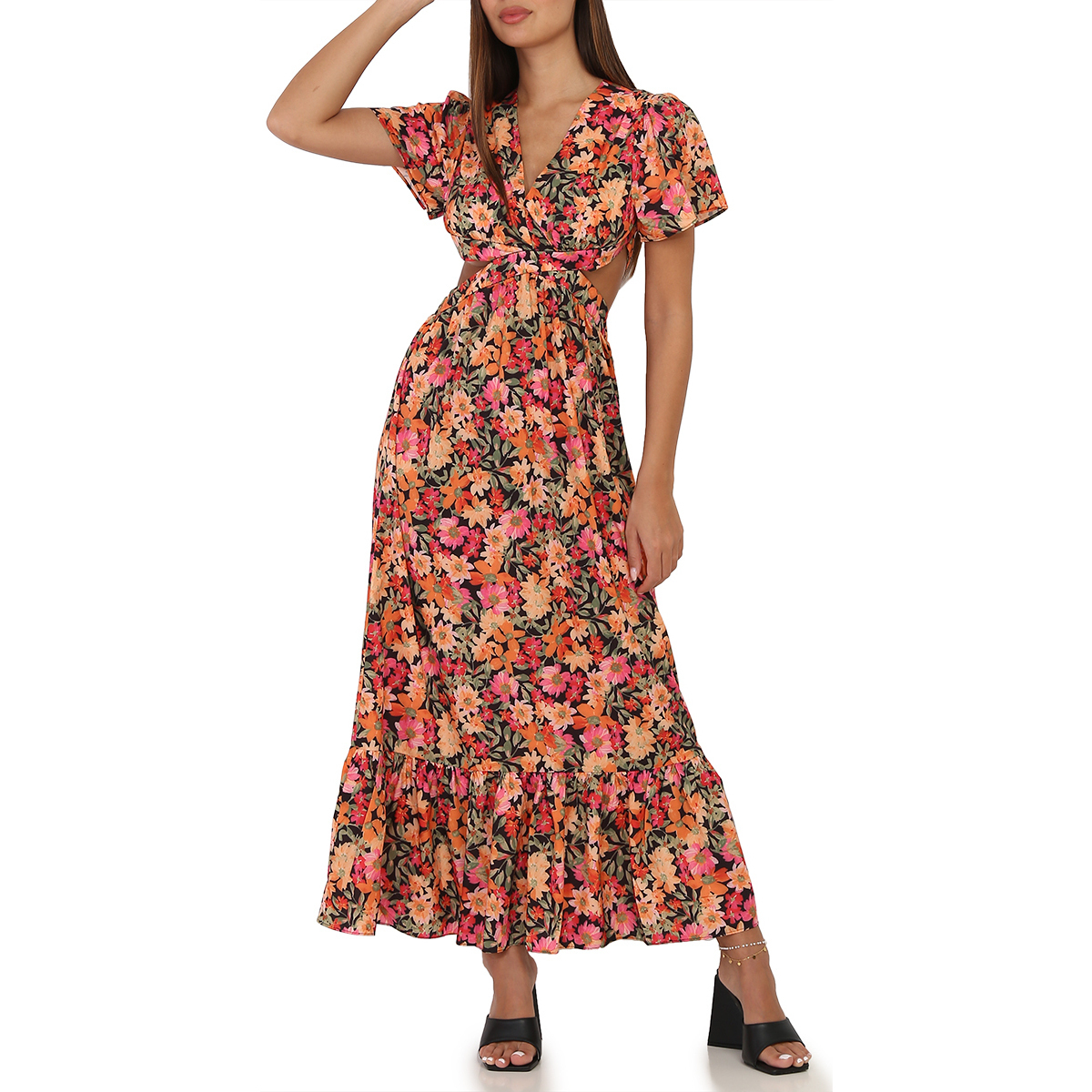 Oblačila Ženske Obleke La Modeuse 32818_P74437 Črna