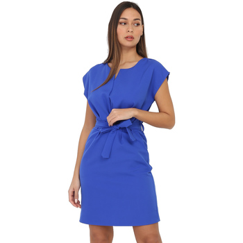 Oblačila Ženske Obleke La Modeuse 21044_P57654 Modra