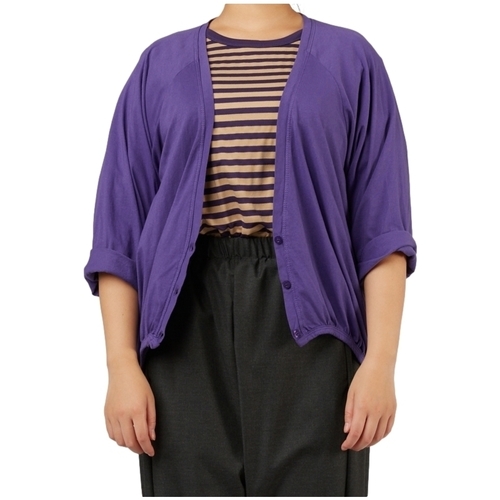 Oblačila Ženske Plašči Wendy Trendy Top 221062 - Purple Vijolična