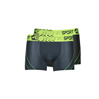 Spodnje perilo Moški Boksarice Athena AIR PERFORMANCE X2 Črna