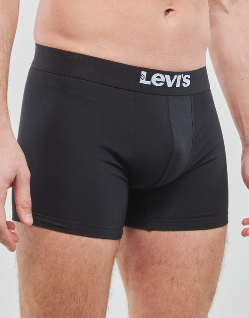 Levi's SOLID BASIC BRIEF PACK X6 Črna