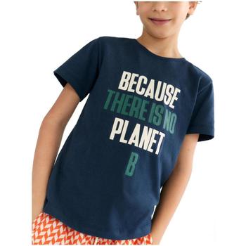 Oblačila Dečki Majice s kratkimi rokavi Ecoalf  Modra