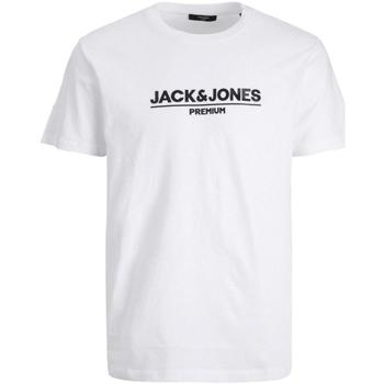 Oblačila Moški Majice s kratkimi rokavi Jack & Jones  Bela
