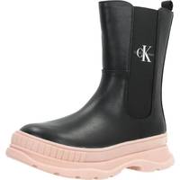 Čevlji  Deklice Škornji Calvin Klein Jeans V3A580271 Črna