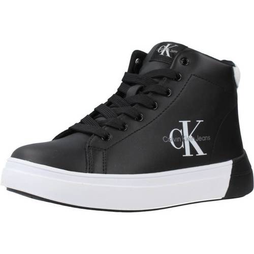 Čevlji  Dečki Škornji Calvin Klein Jeans V3X980349 Črna