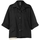 Oblačila Ženske Plašči Wendy Trendy Coat 221210 - Black Črna
