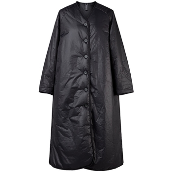 Oblačila Ženske Plašči Wendy Trendy Coat 221327 - Black Črna