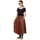 Oblačila Ženske Krila Wendy Trendy Skirt 791501 - Brown Kostanjeva