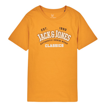 Oblačila Dečki Majice s kratkimi rokavi Jack & Jones JJELOGO TEE SS NECK 2 COL JNR Rumena