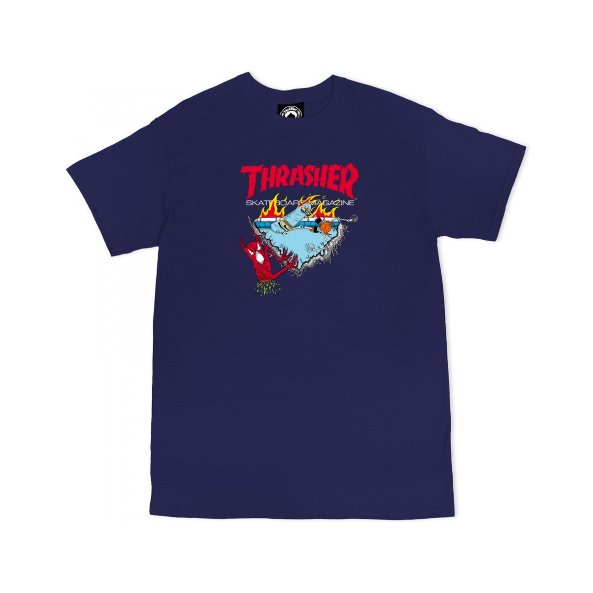 Oblačila Moški Majice & Polo majice Thrasher T-shirt neckface 500 Modra