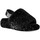 Čevlji  Ženske Sandali & Odprti čevlji UGG W fluff yeah metallic sparkle Črna
