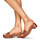 Čevlji  Ženske Natikači Lauren Ralph Lauren ROXANNE-SANDALS-FLAT SANDAL Konjak