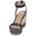 Čevlji  Ženske Sandali & Odprti čevlji Lauren Ralph Lauren HILARIE-ESPADRILLES-WEDGE Črna