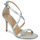 Čevlji  Ženske Sandali & Odprti čevlji Lauren Ralph Lauren GABRIELE-SANDALS-HEEL SANDAL Srebrna