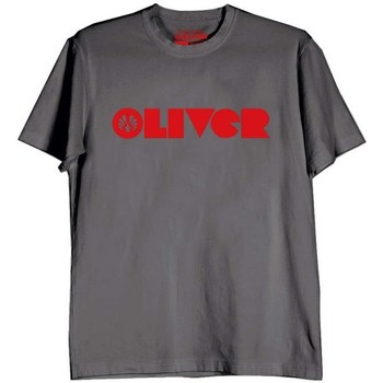 Oblačila Moški Majice s kratkimi rokavi Oliver 83500 Siva