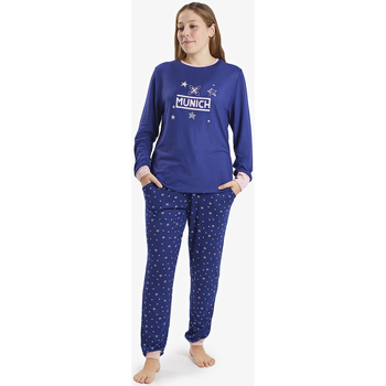 Oblačila Ženske Pižame & Spalne srajce Munich CP0400 Modra