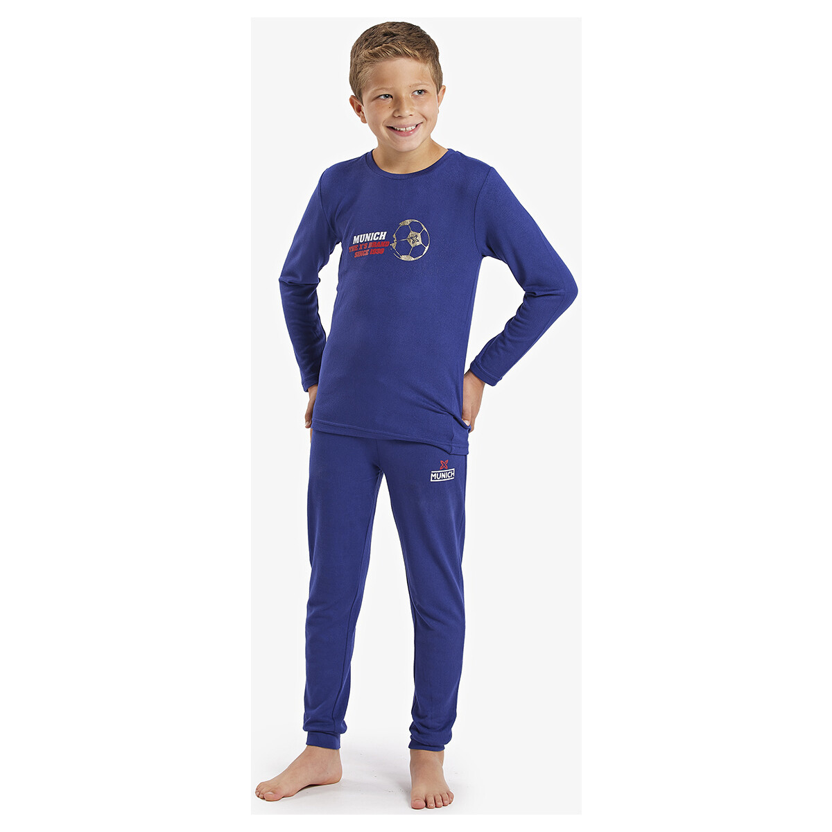 Oblačila Dečki Pižame & Spalne srajce Munich CP1150 Modra