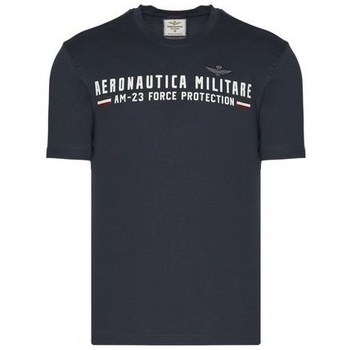 Oblačila Moški Majice s kratkimi rokavi Aeronautica Militare TS1942J53808331 Mornarsko modra
