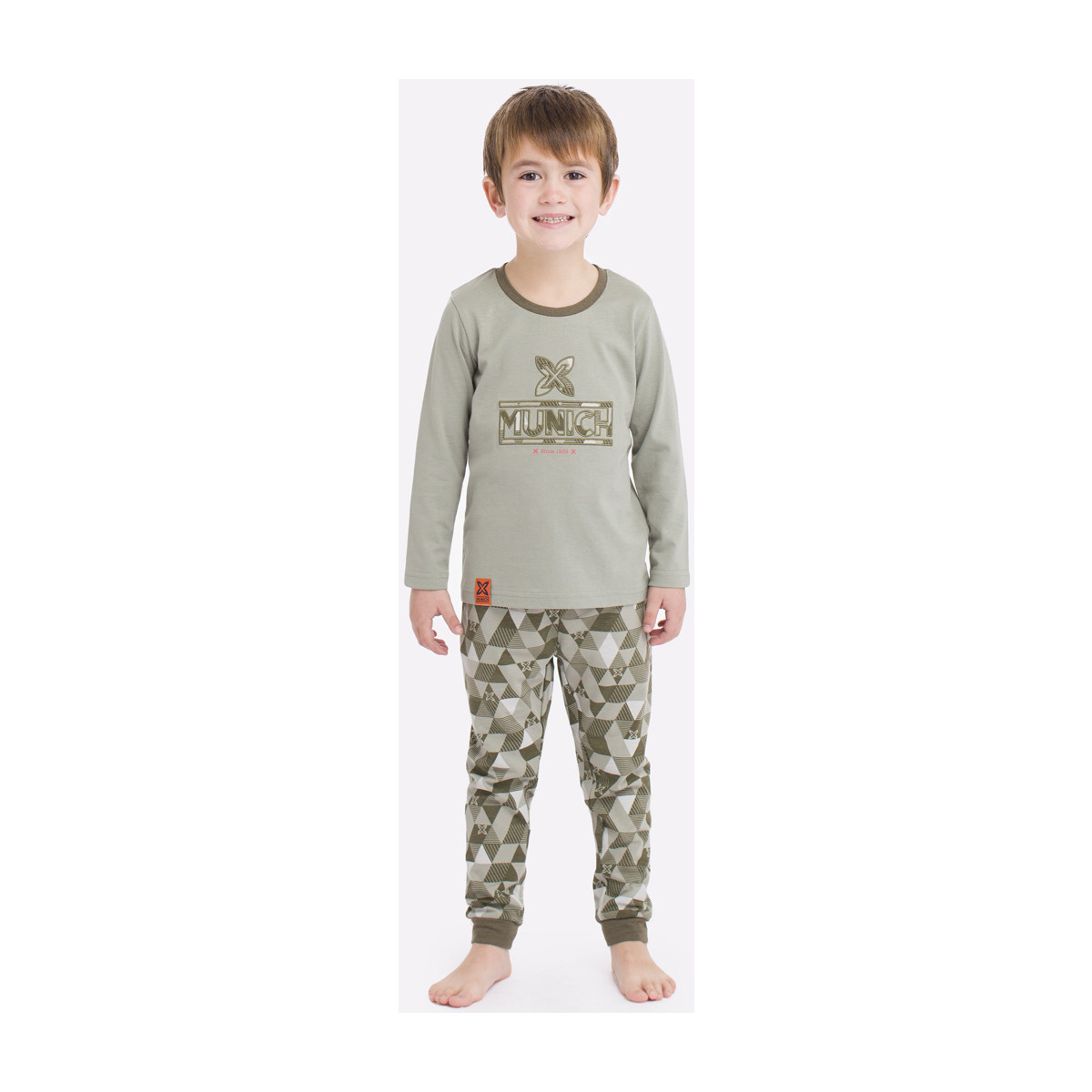 Oblačila Dečki Pižame & Spalne srajce Munich VP1451 Zelena