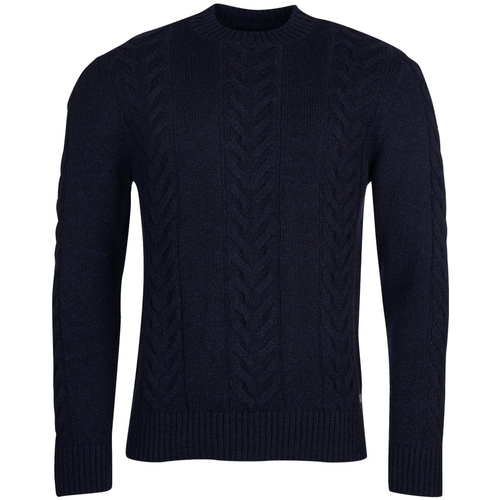 Oblačila Moški Puloverji Barbour Essential Pullover Cable Knit - Navy Modra