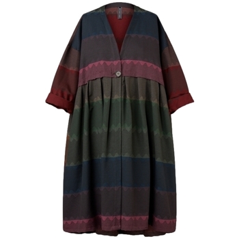Oblačila Ženske Plašči Wendy Trendy Coat 110829 - Rainbow Večbarvna
