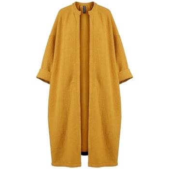 Oblačila Ženske Plašči Wendy Trendy Coat 110880 - Mustard Rumena