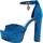 Čevlji  Ženske Sandali & Odprti čevlji Kurt Geiger London SHOREDITCH HIGH PLATFOR Modra