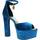 Čevlji  Ženske Sandali & Odprti čevlji Kurt Geiger London SHOREDITCH HIGH PLATFOR Modra