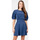 Oblačila Ženske Kratke obleke Elisabetta Franchi AB-969-3948-V283 Modra