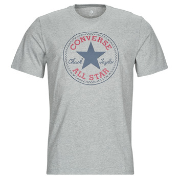 Oblačila Moški Majice s kratkimi rokavi Converse GO-TO ALL STAR PATCH LOGO Siva