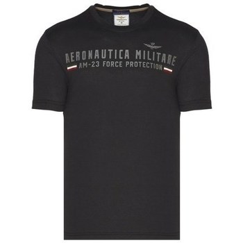 Oblačila Moški Majice s kratkimi rokavi Aeronautica Militare TS1942J53834300 Črna