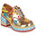 Čevlji  Ženske Čevlji Derby Irregular Choice AMAZON WARRIOR Pozlačena / Rdeča / Modra