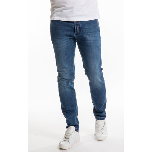 Oblačila Moški Hlače s 5 žepi Takeshy Kurosawa T00039 | Jeans T/America Modra