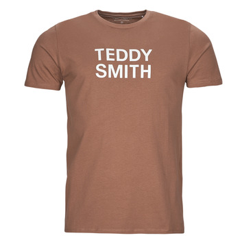 Oblačila Moški Majice s kratkimi rokavi Teddy Smith TICLASS BASIC MC Kostanjeva