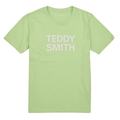 Oblačila Dečki Majice s kratkimi rokavi Teddy Smith TICLASS 3 MC JR Zelena