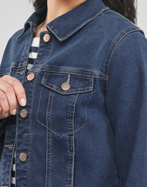 Vero Moda VMLUNA LS SLIM DNM JACKET MIX GA NOOS Modra