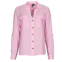 Oblačila Ženske Srajce & Bluze Vero Moda VMBUMPY L/S SHIRT NEW NOOS Rožnata