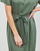 Oblačila Ženske Dolge obleke Vero Moda VMBUMPY SS CALF SHIRT DRESS NOOS Kaki