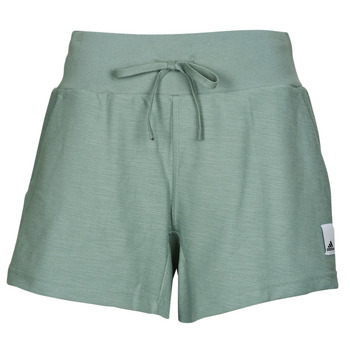 Oblačila Ženske Kratke hlače & Bermuda Adidas Sportswear LNG LSHO Zelena