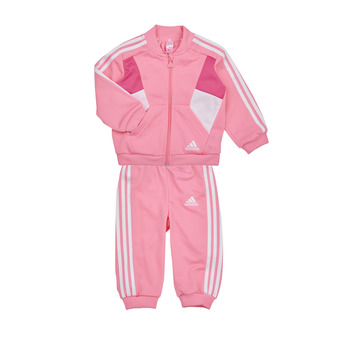 Oblačila Deklice Otroški kompleti Adidas Sportswear I 3S CB TS Rožnata