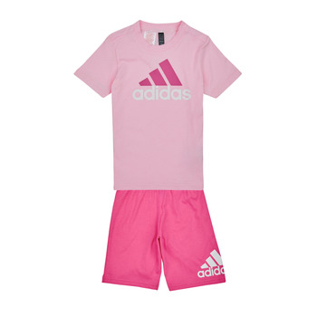 Oblačila Deklice Otroški kompleti Adidas Sportswear LK BL CO T SET Rožnata