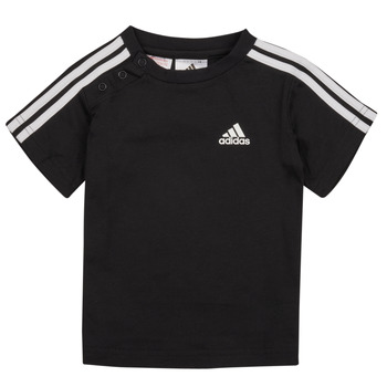 Oblačila Dečki Majice s kratkimi rokavi Adidas Sportswear IB 3S TSHIRT Črna