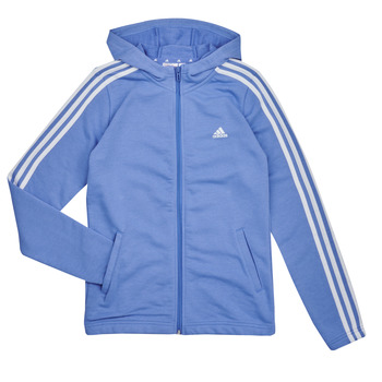 Oblačila Deklice Puloverji Adidas Sportswear ESS 3S FZ HD Modra