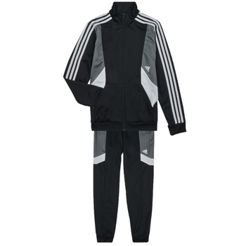 Oblačila Dečki Trenirka komplet Adidas Sportswear 3S CB TS Črna