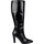 Čevlji  Ženske Mestni škornji    Saint Laurent 440877 AKP00 1000 Črna