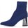 Čevlji  Ženske Gležnjarji Ideal Shoes 68237 Modra