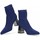 Čevlji  Ženske Gležnjarji Ideal Shoes 68237 Modra