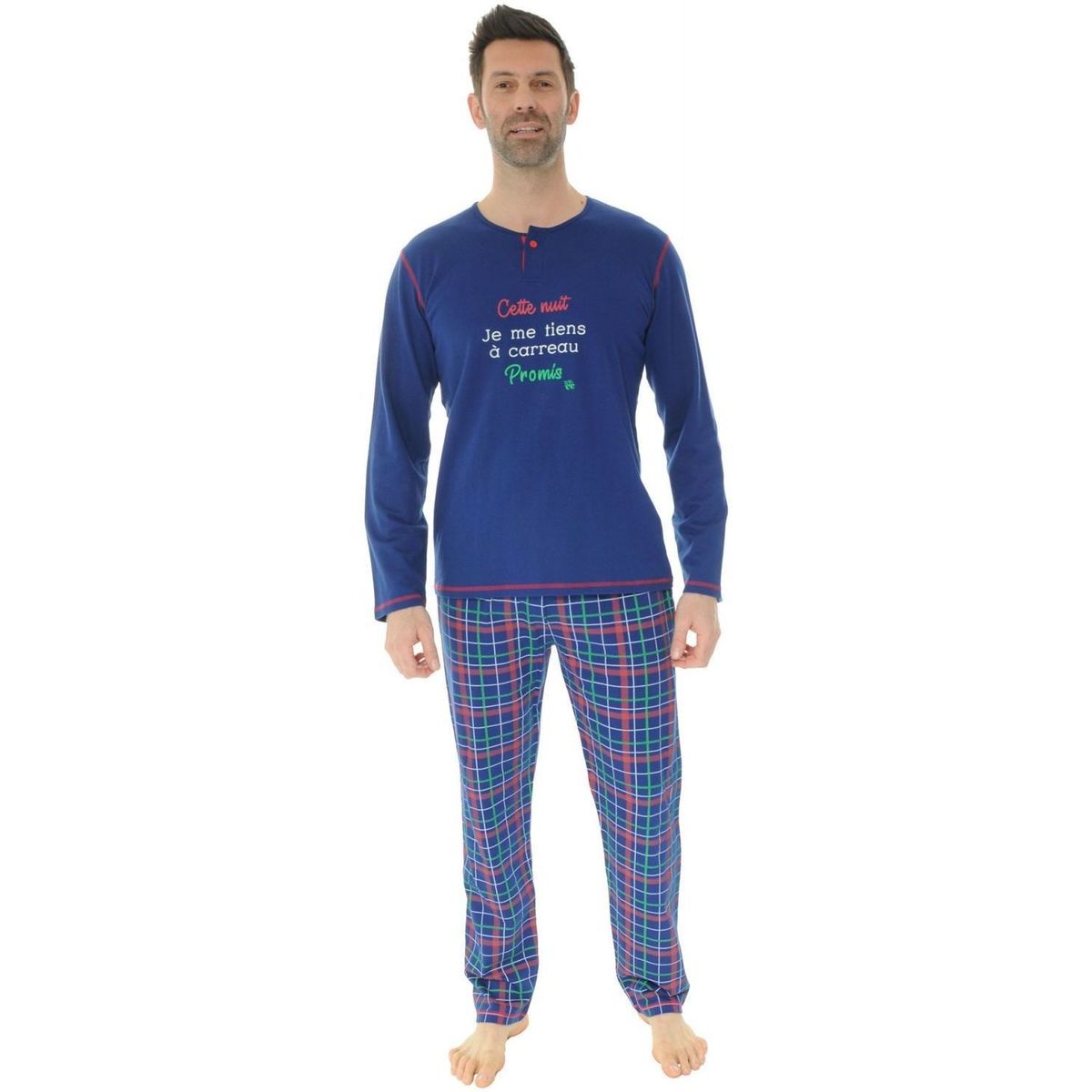 Oblačila Moški Pižame & Spalne srajce Christian Cane MEGASAGE Modra